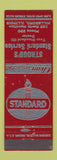 Matchbook Cover - Stroud's Standard oil gas Hillsboro IL