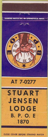 Matchbook Cover - Matchbook Cover Elks Club Stuart FL WEAR