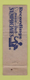 Matchbook Cover - Maleville Bros GE Appliances Sacramento CA WORN