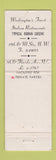 Matchbook Cover - Gusti's Italian Restaurant Washington DC WEAR