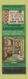 Matchbook Cover - Armstrong's Linoleum Jacksonville FL Moyer Marble