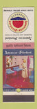 Matchbook Cover - American Standard oil gas