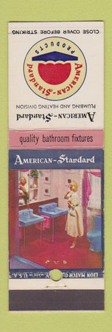 Matchbook Cover - American Standard oil gas