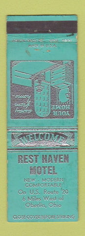 Matchbook Cover - Rest Haven Motel Oberlin OH WEAR