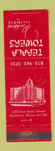 Matchbook Cover - Tebala Towers Rockford IL