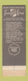 Matchbook Cover - Chateau Miami Beach FL Resort Motel