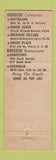 Matchbook Cover - Bordens Cafeteria chicken Tulsa OK