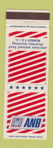 Matchbook Cover - American National Bank Cheyenne WY