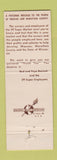 Matchbook Cover - 29 Super Grocery Wausau WI
