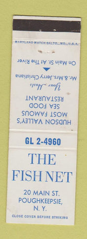 Matchbook Cover - The Fish Net Poughkeepsie NY