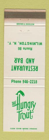 Matchbook Cover - The Hungry Trout Restaurant Wilmington NY WEAR