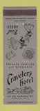 Matchbook Cover - Travelers Hotel Ithaca NY WEAR