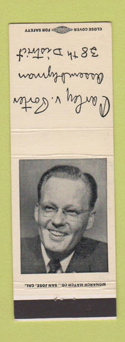 Matchbook Cover - Carley Porter Assemblyman Election CA?