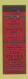 Matchbook Cover - Star Service Shops Cleaning