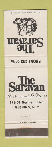 Matchbook Cover - The Saravan Flushing NY restaurant