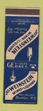 Matchbook Cover - Jos Weinstein Liquor Brooklyn NY