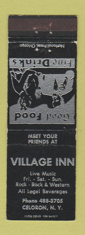 Matchbook Cover - Village Inn Celoron NY