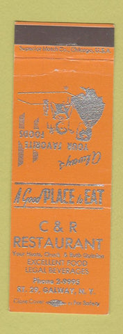 Matchbook Cover - C&R Restaurant Calway NY