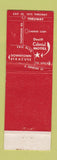Matchbook Cover - Colonial Motel East Syracuse NY
