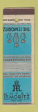 Matchbook Cover - Hotel St Moritz New York City deco MISCUT