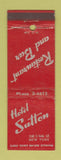 Matchbook Cover - Hotel Sutton Restaurant New York City