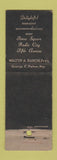 Matchbook Cover - Hotel Wentworth New York City WEAR