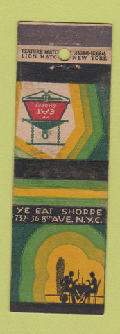 Matchbook Cover - Eat Shoppe New York City feature WEAR