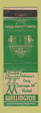 Matchbook Cover - Hotel Wellington Albany NY WEAR