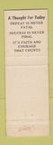 Matchbook Cover - Lake Side Motel Saranac Lake NY WEAR