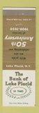 Matchbook Cover - Bank of Place Placid NY 1959