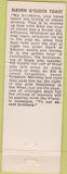 Matchbook Cover - Matchbook Cover Elks Club Tooele UT