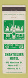 Matchbook Cover - Chanticleer Motel Geneva NY