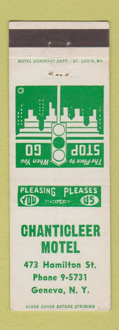 Matchbook Cover - Chanticleer Motel Geneva NY