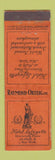 Matchbook Cover - Hotel Lafayette New York City Lion Canada 1929 WEAR