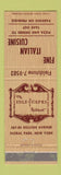 Matchbook Cover - Island of Capri Italian Restaurant Floral Park NY