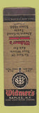 Matchbook Cover - Widmer's Naples FL Wine WEAR
