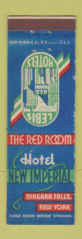 Matchbook Cover - Hotel New Imperial Niagara Falls NY