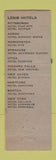 Matchbook Cover - Hotel New Imperial Niagara Falls NY
