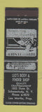 Matchbook Cover - Leo's Body and Fender Schenectady NY