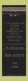Matchbook Cover - Van Atta's Restaurant West Winfield NY