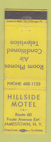 Matchbook Cover - Hillside Motel Jamestown NY WEAR