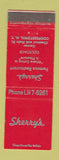 Matchbook Cover - Sherry's Restaurant Cooperstown NY