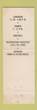Matchbook Cover - The Plateau Restaurant Scarsdale NY