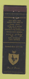 Matchbook Cover - Rey et Pierre French Restaurant New York City