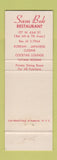 Matchbook Cover - Sam Bok Restaurant New York City Japanese Korean WEAR