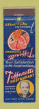 Matchbook Cover - Toffenetti Restaurant New York City WEAR Chicago