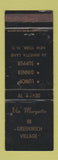 Matchbook Cover - Via Margutta Restaurant New York City Greenwich Village WEAR