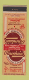 Matchbook Cover - Rosenhain's Restaurant Bar Bronx NY New York City