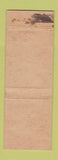 Matchbook Cover - The Rex Oneonta NY