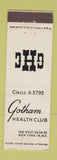 Matchbook Cover - Gotham Health Club New York City